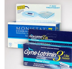 over the counter drugs for yeast infections