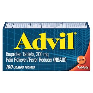 Advil Advanced Medicine for Pain, Easy Open Cap, 200mg, Tablets- 100 ea