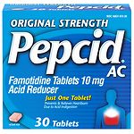 Pepcid AC Acid Reducer, Original Strength, Tablets