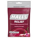 Halls Sugar Free Cough Suppressant Drops, Black Cherry- 25 ea