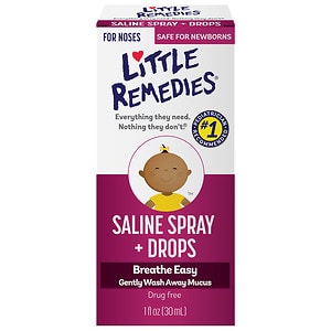 Little Noses Saline Spray/Drops, Non-Medicated, 1 fl oz