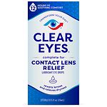 Clear eyes CLR Contact Lens Relief Soothing Eye Drops