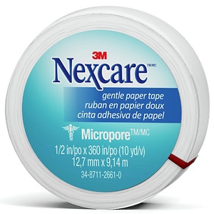 Nexcare First Aid Tape, Micropore Paper, 2 in. x 360 in. Nexcare First Aid Tape, Micropore Paper, 2 in. x 360 in.