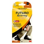 FUTURO Restoring Dress Socks for Men, Firm, Black, Large