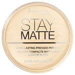 Rimmel Stay Matte Pressed Powder, Transparent- .49 oz
