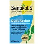 Senokot-S Natural Vegetable Laxative Plus Softener, Tablets