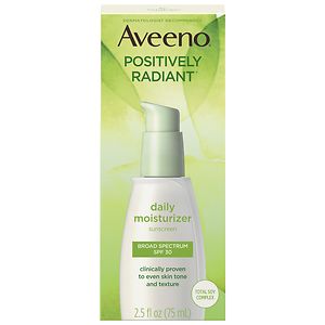 Aveeno Active Naturals Positively Radiant Daily Moisturizer, SPF 30, 2.5 fl oz