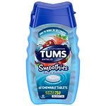 Tums Smooth Dissolve Antacid/Calcium Supplement, Chewable Tablets, Berry Fusion