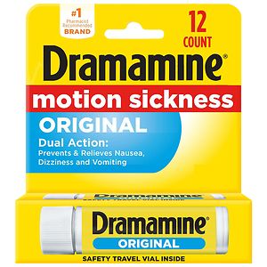 Dramamine Motion Sickness Relief, Original Formula, Tablets, 12 ea