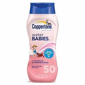 Coppertone Water Babies Sunscreen Lotion, SPF 50, 8 fl oz