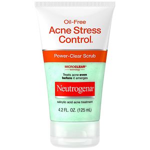 Neutrogena Oil-Free Acne Stress Control, Power-Clear Scrub, 4.2 fl oz