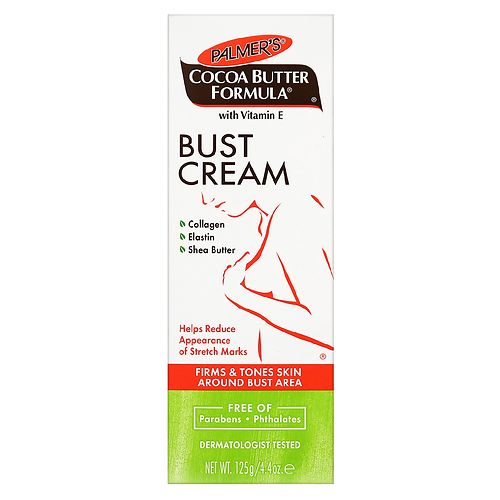 Palmers 雅儿可可脂胶原弹力胸部紧致按摩霜 Palmer's Cocoa Butter Formula Bust Cream with Vitamin E, Collagen and Elastin - 4.4 oz