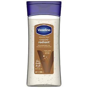 Vaseline Total Moisture Cocoa Radiant Vitalizing Body Gel Oil with Pure Cocoa Butter
