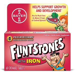 Flintstones Children's Multivitamin with Iron, 60 ea