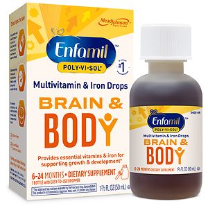 Enfamil Poly-Vi-Sol Supplement Drops, Multivitamin with Iron for Infants & Toddlers