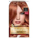 L'Oreal Paris Preference Fade Defying Color & Shine System, Permanent, Lightest Auburn 7LA- 1 ea