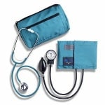 MatchMates Dual Head Stethoscope Combination Kit, Teal