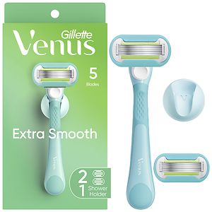 Gillette Venus Embrace Razor, Blue/Green, 1 ea