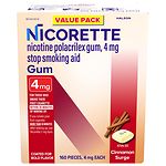 Nicorette Stop Smoking Aid, Cinnamon Surge 4mg 160ct