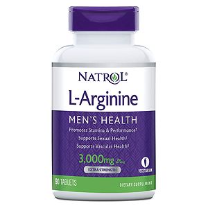 Natrol L-Arginine, 3000mg, Tablets, 90 ea