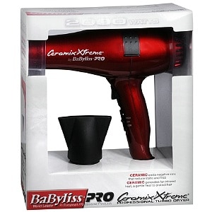 BaByliss PRO Ceramix Xtreme Professional Turbo Dryer, Red- 1 ea