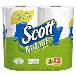 Scott Naturals Bath Tissue, Mega Roll