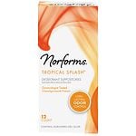 Norforms Long Lasting Feminine Deodorant Suppositories, Tropical Splash