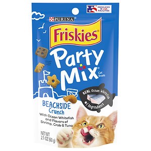 Friskies Cat Treat, Beachside Crunch Party Mix