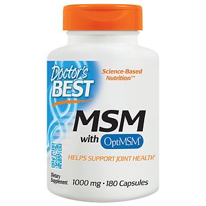 Doctor's Best MSM, 1000mg, Capsules