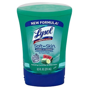 Lysol Healthy Touch Antibacterial Hand Soap, Refill, Cucumber Splash, 8.5 fl oz
