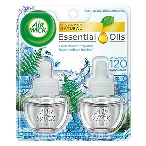 Air Wick Scented Oil Twin Refill, Fresh Waters