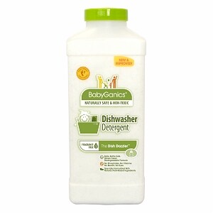 BabyGanics Dish Dazzler Dishwasher Detergent, Fragrance Free