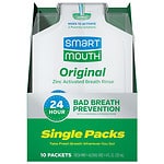 SmartMouth 12-Hour Fresh Breath Travel Packs, Clean Mint- 10 ea