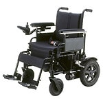 Cirrus Plus EC Folding Power Wheelchair with Footrest and Batteries, 18 inch