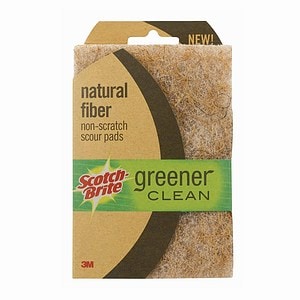 UPC 051141239620 product image for Scotch-Brite Greener Clean Natural Fiber Scour Pad, 2 ea | upcitemdb.com