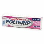 Super PoliGrip Denture Adhesive Cream, Original