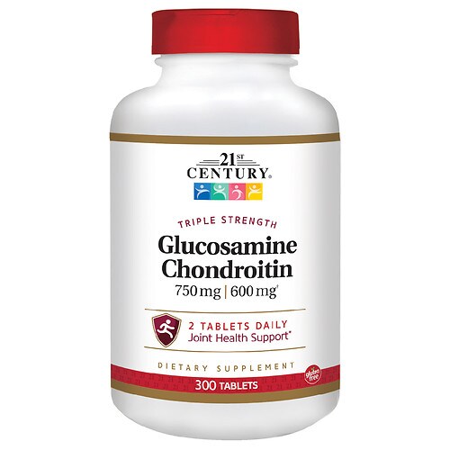 Buy 21st Century Glucosamine 750mg Chondroitin 600mg, Triple Strength 