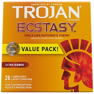 trojan condom extacy