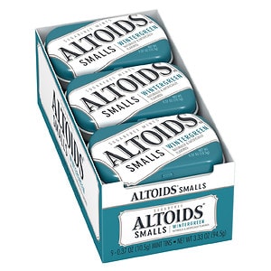 Altoids Smalls Curiously Strong Mints, Wintergreen, 9 pk- .37 oz