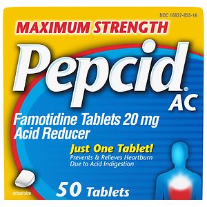 Pepcid AC Acid Reducer, Maximum Strength, Tablets
