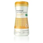 method ANTIBAC Wipes, All Purpose Cleaning and Disinfecting Wipes, Orange Zest