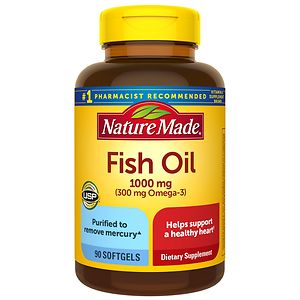 Nature Made Fish Oil, 1000mg, Liquid Softgels
