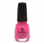 China Glaze Neon Nail Laquer with Hardeners, Pink Voltage #1006