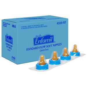 UPC 300875100363 product image for Enfamil Soft Nipples, Standard Flow, 12 ea | upcitemdb.com