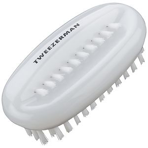 Tweezerman Dual Nail Brush, White, 1 ea