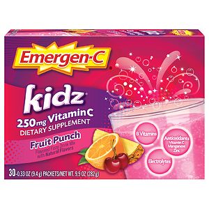 Emergen-C Kidz Vitamin C 250mg, Fruit Punch