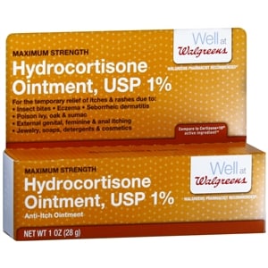 UPC 311917122199 product image for Walgreens Hydrocortisone Anti-Itch Ointment Maximum Strength, 1%, 1 oz | upcitemdb.com