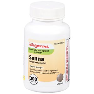 UPC 311917112022 product image for Walgreens Senna Natural Vegetable Laxative Tablets, 300 ea | upcitemdb.com