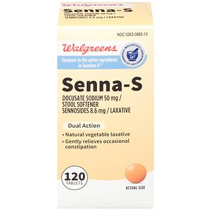 UPC 311917109145 product image for Walgreens Senna-S Tablets, 60 ea | upcitemdb.com