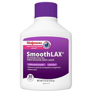 UPC 311917110172 product image for Walgreens SmoothLax Laxative Powder for Solution, 30 Day, 17.9 oz | upcitemdb.com